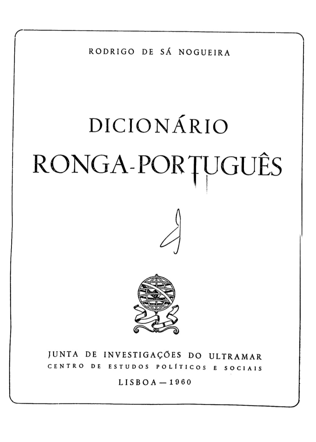 Dicionário Ronga – Português